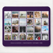 フォトコラージュカスタムの色 マウスパッド (正面)