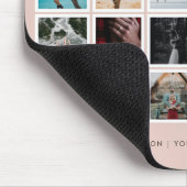 フォトコラージュカスタムカラー赤面 マウスパッド (コーナー)