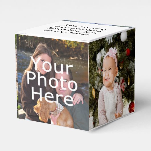 フォトコラージュカスタムデジタル写真 フェイバーボックス (正面サイド)