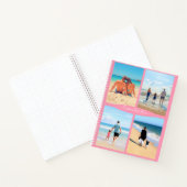 フォトコラージュカスタムノートブックと文字の ノートブック (内部)