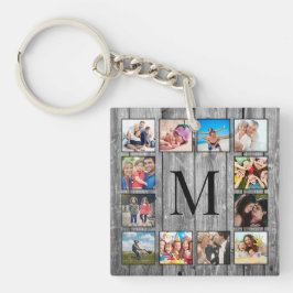 フォトコラージュカスタムファームハウスの素朴作成 キーホルダー