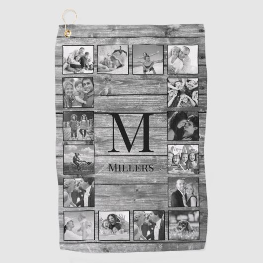 フォトコラージュカスタムファームハウスの素朴作成 ゴルフタオル (正面)