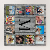 フォトコラージュカスタムファームハウスの素朴作成 ジグソーパズル (横)