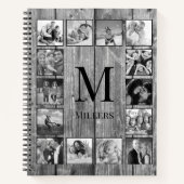 フォトコラージュカスタムファームハウスの素朴作成 ノートブック (正面)