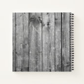 フォトコラージュカスタムファームハウスの素朴作成 ノートブック (裏面)