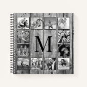 フォトコラージュカスタムファームハウスの素朴作成 ノートブック (正面)