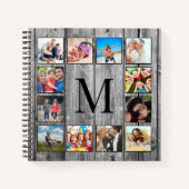 フォトコラージュカスタムファームハウスの素朴作成 ノートブック (正面)