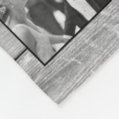 フォトコラージュカスタムファームハウスの素朴作成 フリースブランケット (角)