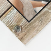 フォトコラージュカスタムファームハウスの素朴作成 フリースブランケット (角)