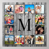 フォトコラージュカスタムファームハウスの素朴作成 ポスター (正面)