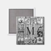 フォトコラージュカスタムファームハウスの素朴作成 マグネット (正面/裏面)