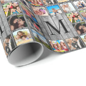 フォトコラージュカスタムファームハウスの素朴作成 ラッピングペーパー (ロールコーナー)