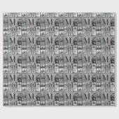 フォトコラージュカスタムファームハウスの素朴作成 ラッピングペーパー (フラット)