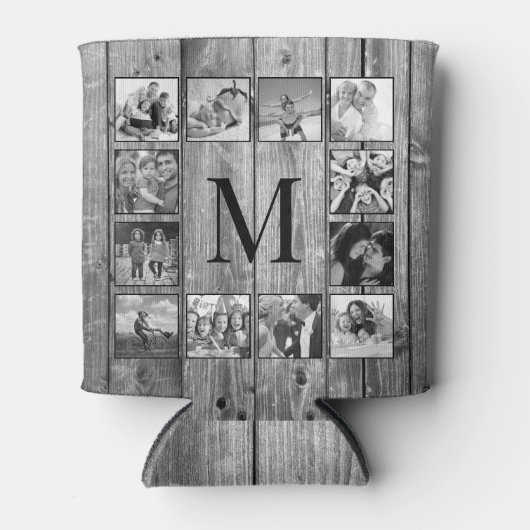 フォトコラージュカスタムファームハウスの素朴作成 缶クーラー (正面)