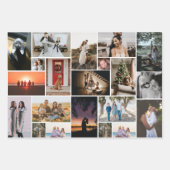 フォトコラージュカスタム ラッピングペーパーシート (正面)