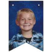 フォトコラージュクラスのブラック金ゴールド卒業 バンティングフラッグ (第3の旗)