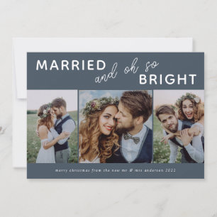 フォトコラージュクリスマスカード3 明結婚したるい シーズンカード