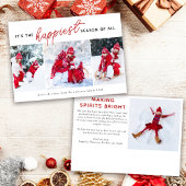 フォトコラージュクリスマスカード3 | Happiest Season シーズンカード