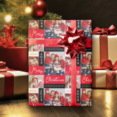 フォトコラージュクリスマスラッピング紙 ラッピングペーパー