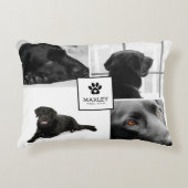 フォトコラージュコンテンポラリーペットの思い出 |犬 アクセントクッション (正面)