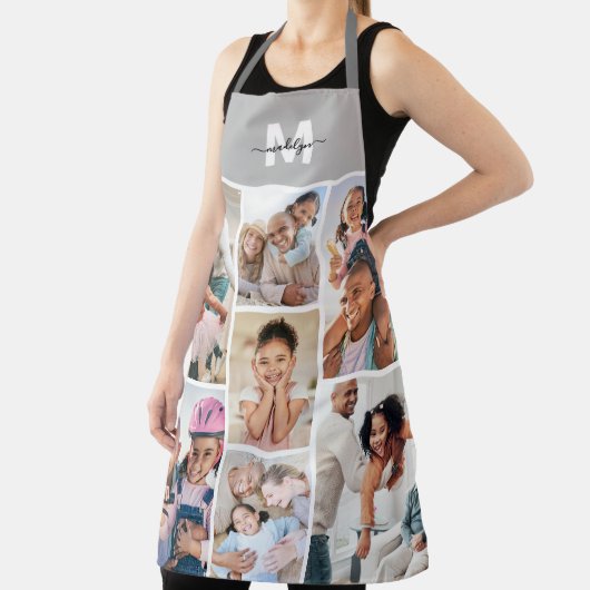 フォトコラージュシンプルのエレガント写真 エプロン (インサイチュ)