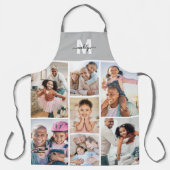 フォトコラージュシンプルのエレガント写真 エプロン (正面)