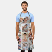 フォトコラージュシンプルのエレガント写真 エプロン (着用した状態)