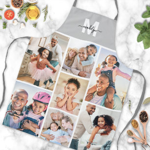 フォトコラージュシンプルのエレガント写真 エプロン