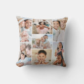 フォトコラージュシンプルのエレガント写真 クッション (正面)