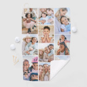 フォトコラージュシンプルのエレガント写真 ゴルフタオル (インサイチュ)