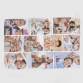 フォトコラージュシンプルのエレガント写真 ゴルフタオル (横)