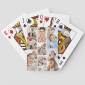 フォトコラージュシンプルのエレガント写真 トランプ (裏面)