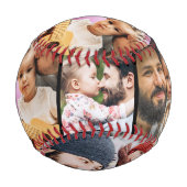 フォトコラージュシンプルのエレガント写真 野球ボール (裏面)