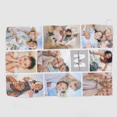 フォトコラージュシンプル写真 ゴルフタオル (横)