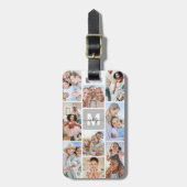 フォトコラージュシンプル写真 ラゲッジタグ (正面縦)