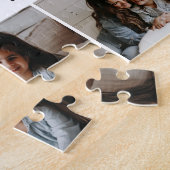 フォトコラージュスタイリッシュ義母がおもしろい母の日を愛する ジグソーパズル (側面)