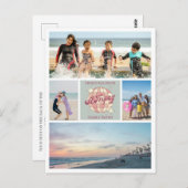 フォトコラージュセントトロペスファミリーフレンズ ポストカード (正面/裏面)