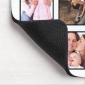 フォトコラージュタイポグラフィスペシャルタイムズホワイト マウスパッド (コーナー)