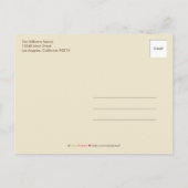 フォトコラージュタウペベビー誕生のお知らせ 案内ポストカード (裏面)