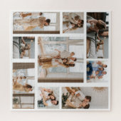 フォトコラージュテンプレートの個人用設定 ジグソーパズル (横)