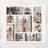 フォトコラージュテンプレートの個人用設定 スパークリングワインラベル (シングルラベル)