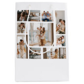 フォトコラージュテンプレートの個人用設定 ミディアムペーパーバッグ (正面)