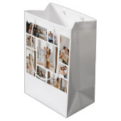 フォトコラージュテンプレートの個人用設定 ミディアムペーパーバッグ (裏面アングル)