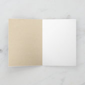 フォトコラージュテンプレートパーソナライズされた カード (内部)