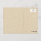 フォトコラージュテンプレートパーソナライズされた ポストカード (裏面)