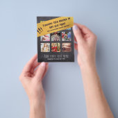 フォトコラージュテンプレート チラシ (手)