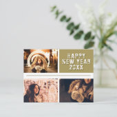 フォトコラージュハッピーニューイヤー2023 ポストカード (スタンド正面)