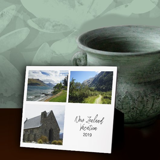 フォトコラージュバケーションキープサケイーゼルバックプラーク フォトプラーク