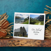 フォトコラージュバケーションキープサケイーゼルバックプラーク フォトプラーク (側面)