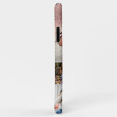 フォトコラージュバラ金ゴールドお名前 Case-Mate iPhoneケース (裏面/右)